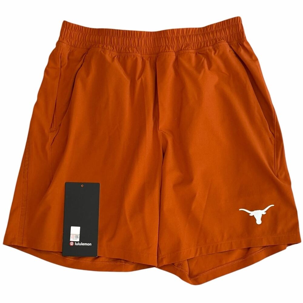 LULULEMON Men's Pace Breaker Short 7in. LL Burnt OrangeTexas Longhorns Small